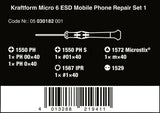 Wera Kraftform Micro 6 ESD Smart Phone Repair Kit 1 Screwdriver Set 05030182001