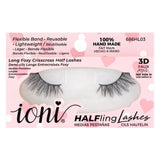 IONI Extra Long Criss-Cross Half Lashes for Flared Volume