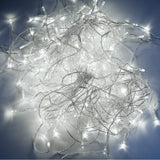 White 100 Led Rope Curtain Fairy Lights Outdoor