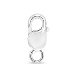 .925 Sterling Silver 1/4 Cttw White and Black Diamond Basset Hound Dog Pendant Necklace 18 inch (I-J Color, I2-I3 Clarity)