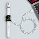 White Magnetic Apple Watch Charger