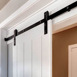 J Strap Heavy Duty Sliding Barn Door Hardware Kit