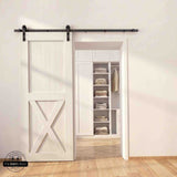 Natural Pine Wood Barn Door