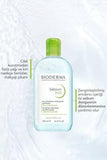 Bioderma Sebium H2O Micellar Water for Oily and Acne-Prone Skin - Gentle Makeup Remover & Cleanser, Dermatologically Tested, 16.91 fl oz