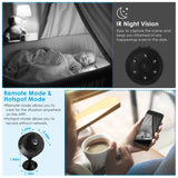 WIFI IP Home Security Camera 1080P Full HD with 32GB MMC Card