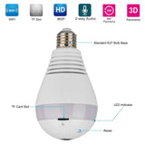 WiFi Light Bulb Camera 960P Security Camera 360°