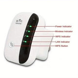 WiFi Long Range Amplifier Extender Signal Booster Wireless Internet Repeater with Ethernet Port