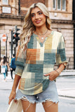 WIHOLL Blouses for Women Dressy Casual 3/4 Length Sleeve Womens Tops Trendy Summer Spring Shirts S-3XL