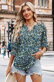 WIHOLL Blouses for Women Dressy Casual 3/4 Length Sleeve Womens Tops Trendy Summer Spring Shirts S-3XL