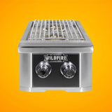 Wildfire Outdoor Living Ranch Pro 14-Inch Stainless Steel Double Side Burner [WFDBLSBRN-BSS/SS] (SAK64352)