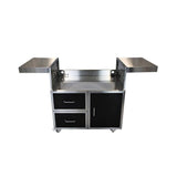 Wildfire Outdoor Living Black Stainless Steel Outdoor Grill Cart (SAK98231)