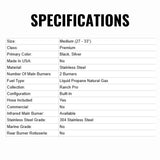 Wildfire Outdoor Living Ranch Pro 30-Inch 304 Stainless Steel Griddle [WF-PRO30GRD-BSS/SS] (SAK18364)