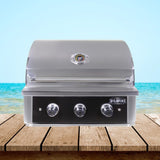 Wildfire Outdoor Living Ranch Pro 304 Stainless Steel Natural Gas Grill, 30" (WF-PRO30G-RH-NG) (SAK25374)