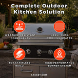 Wildfire Outdoor Living Ranch Pro 30-Inch 304 Stainless Steel Grill [WFPRO30G-BSS/SS] (SAK25374)