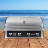 Wildfire Outdoor Living Ranch Pro 304 Stainless Steel Propane Gas Grill, 42" (WF-PRO42G-RH-LP) (SAK50263)