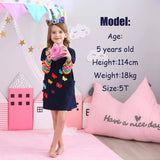 Winter Toddler Girl Long Sleeve Dress