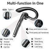 Wireless 5.3 Single-Ear Business Headset with Mic