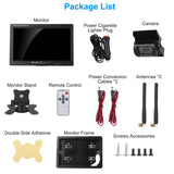 Wireless Backup Camera System Vehicle Rear View Monitor Kit