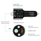 Wireless Bluetooth FM Transmitter Car Kit