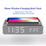 Wireless Charging Digital Alarm Clock