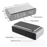 Wireless Charging Digital Alarm Clock