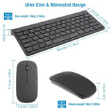 Wireless Keyboard and Mouse 2.4GHz Multimedia Mini Keyboard & Mouse