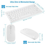 Wireless Keyboard and Mouse 2.4GHz Multimedia Mini Keyboard & Mouse