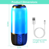 Wireless Portable Speaker with Color Changing Light