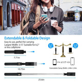 Wireless Selfie Stick Extendable Tripod with Detachable Remote Shutter for 3.5-6.2" Phone