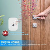 Wireless Smart WIFI Video Doorbell Two Way Audio