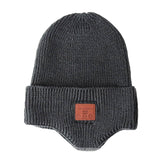 Wireless V5.0 Beanie Hat with Headphones USB Rechargeable