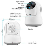 Wireless WIFI Pan Tilt HD Security Network Indoor CCTV IP Camera Night Vision