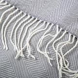 Wisley Home 100% Acrylic Chevron Pattern Throw