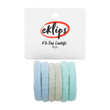 Eklips Green Hair Elastics for Secure Hold 6-Pack