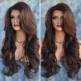 Women Fashion Long Wavy Curly Hair Cospaly Costume Full Wigs Hair Extension