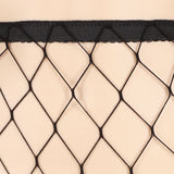 Women Fishnet Tights Sexy High Waist Fishnet Pantyhose Stretchy Mesh Hollow Out Tights Stockings