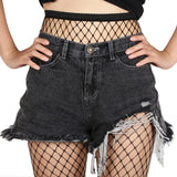 Women Fishnet Tights Sexy High Waist Fishnet Pantyhose Stretchy Mesh Hollow Out Tights Stockings