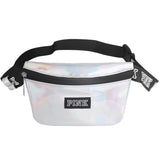Women Shiny Leather Waist Pack Bag