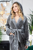 Women’s Plush Hooded Robe - Spa-Worthy Comfort at Home