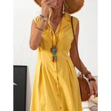 Women's A-Line Shirt Collar Casual Dress