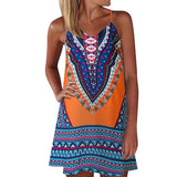 Women's A Line Short Mini Sleeveless Dress