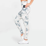 Women's Active High Rise Printed Leggings with Pockets