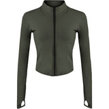 Women's Athletic Full Zip Lightweight Workout Jacket