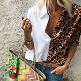 Women's Autumn Casual Deep V Neck Top