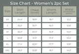 Women's Bamboo Tee & Bike Shorts - sold as separates