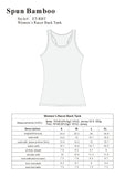 Clearance Women's Bamboo/Cotton Racer Back Tank Top
