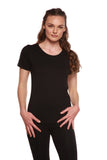 Women's Bamboo/Cotton Short Sleeve Scoop Neck T-Shirt