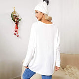 Women's Batwing Sleeve Loose Top