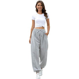 Womens Belted Sweatpants with Pockets