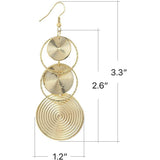 Women's Boho Vintage Round Earrings